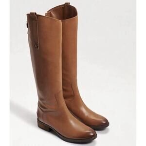 Sam Edelman Penny Leather Riding Boot in Whiskey Leather Women’s New Size 4.5 M